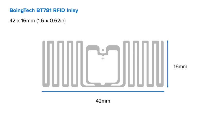 Zebra Label, Polypropylene, 44x19mm; Thermal Transfer, MATTE WHITE POLYPROPYLENE, Permanent Adhesive, 76mm Core, RFID, 1000 Labels