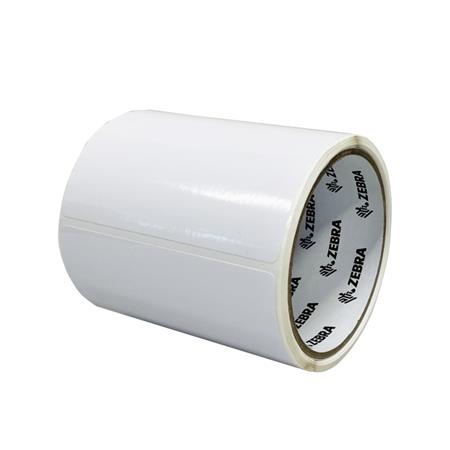 Zebra Label, PVC, 101.6x76.2mm; Thermal Transfer, 8000T 7 YEAR VINYL, Permanent Adhesive, 76.2mm Core, Sample