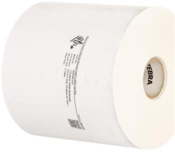 Zebra Receipt, Paper 79.77mm x 11.28M; Direct Thermal, Z-Perform 1000D 80 Receipt, Uncoated, 13mm Core