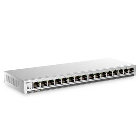 Zyxel GS1100-16ES Slimline Unmanaged + 16 port Gigabit - Unmanaged + Switch