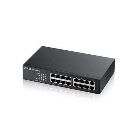 Zyxel GS1100-16S 16 port Gigabit - DIP selector Unmanaged Switch